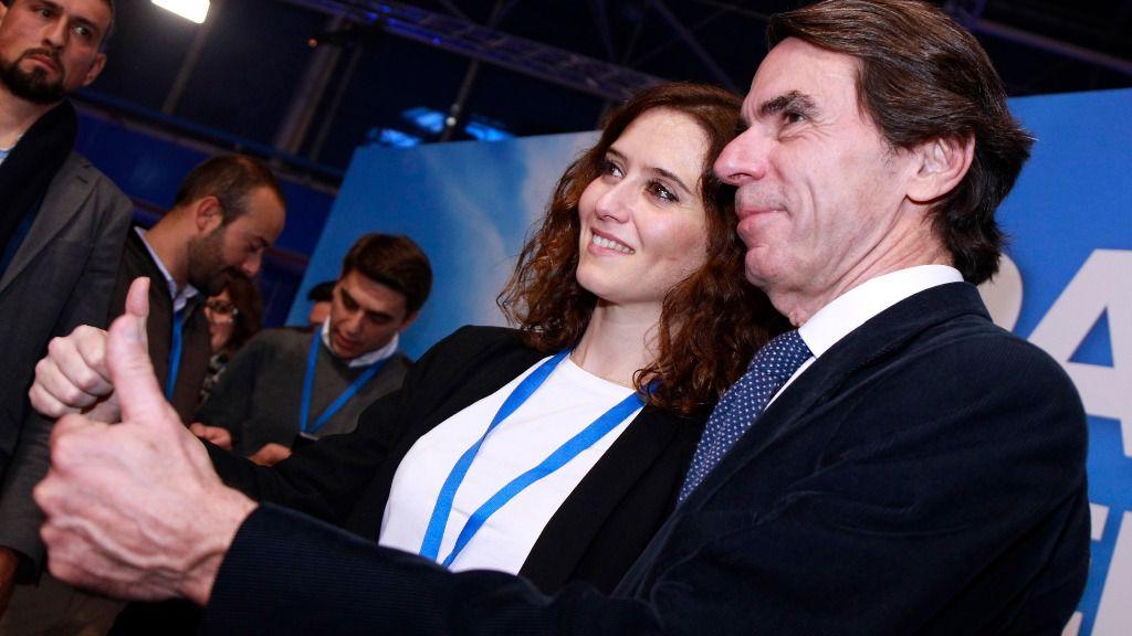 Ayuso con Aznar