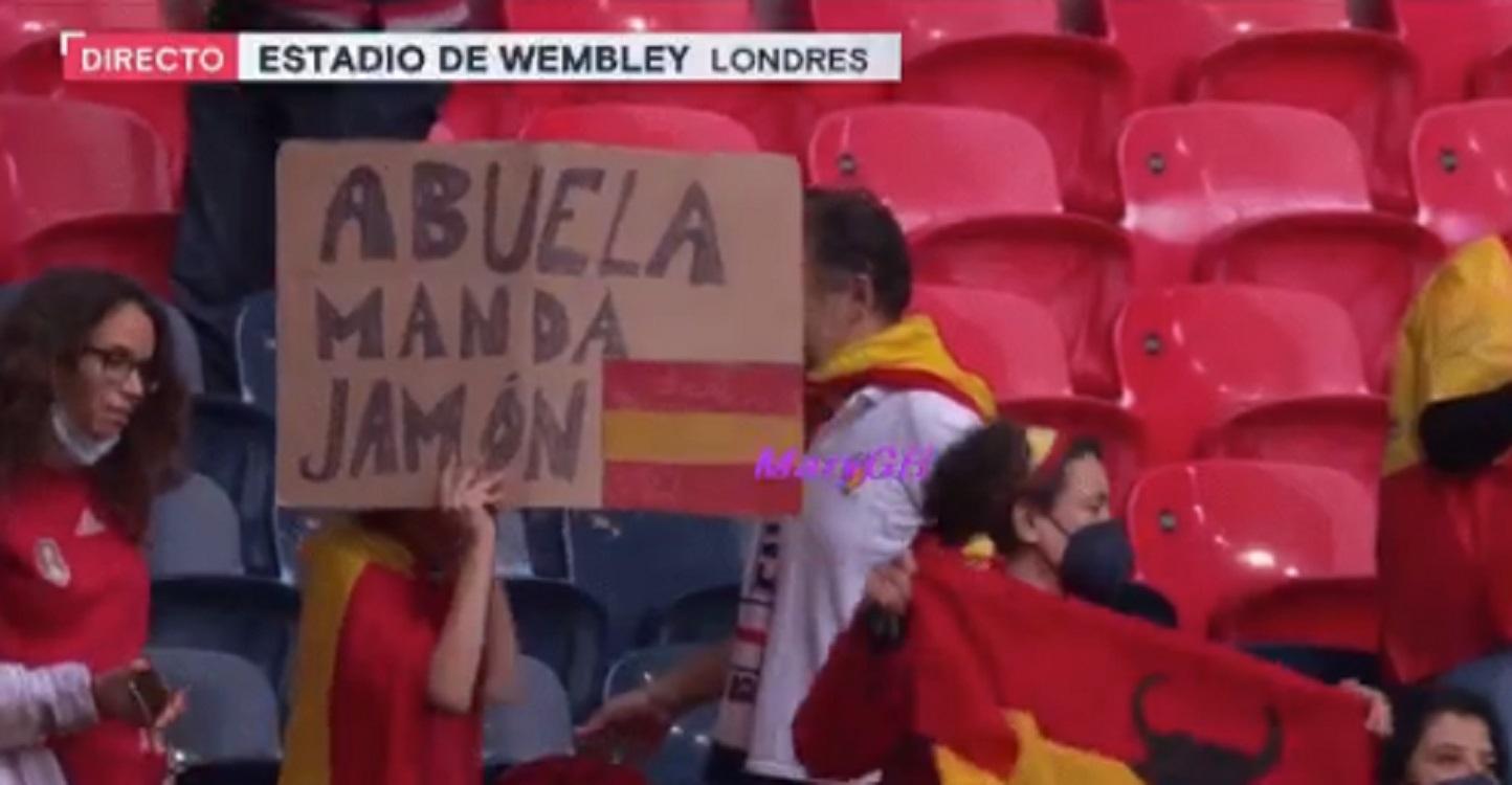 Imagen del momento en el estadio de Wembley