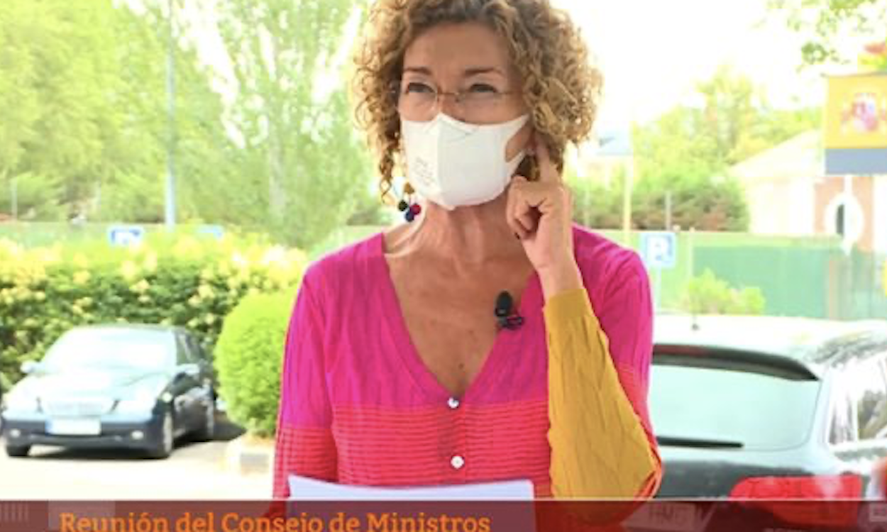 La periodista Estrella Moreno en Moncloa