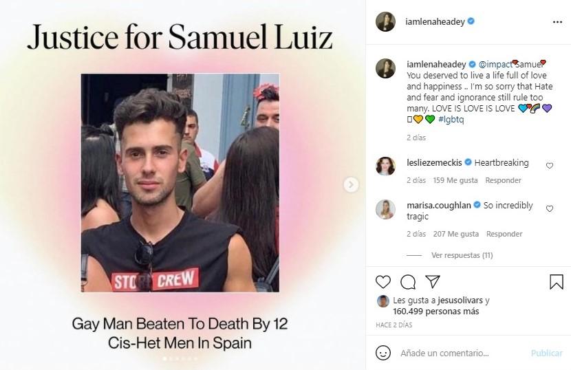 lena headey (juego de tronos) se pronuncia sobre el asesinato de samuel lena headey (juego de tronos) se pronuncia sobre el asesinato de samuel