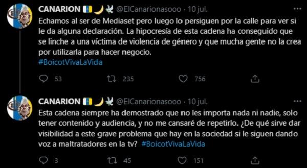 Indignación con Telecinco por dar voz a Antonio David