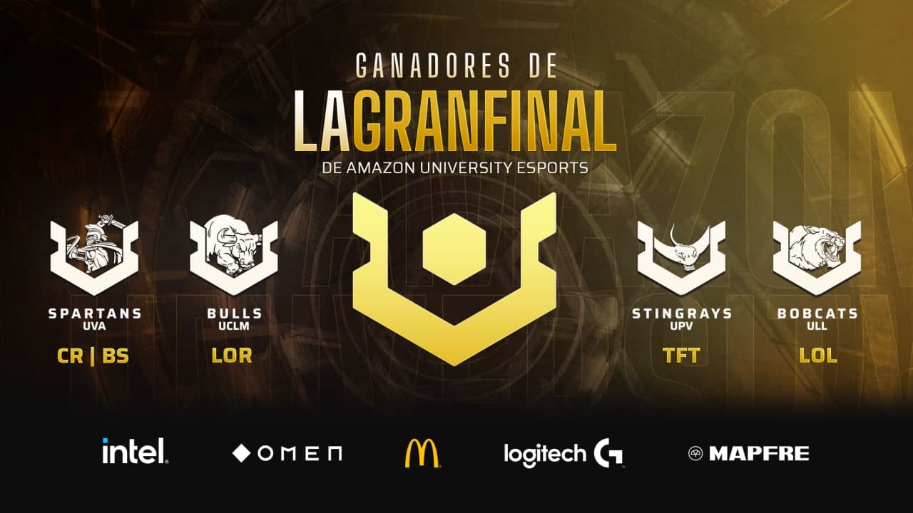 Ganadores de la sexta edición de Amazon UNIVERSITY Esports