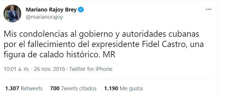 mariano rajoy fidel castro