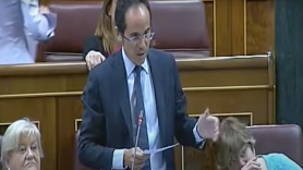 El exdiputado Francesc Vallès Vives en el Congreso