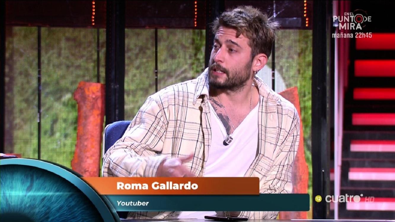 Roma Gallardo en el plató de 'Cuarto Milenio'. Fuente: Cuatro.