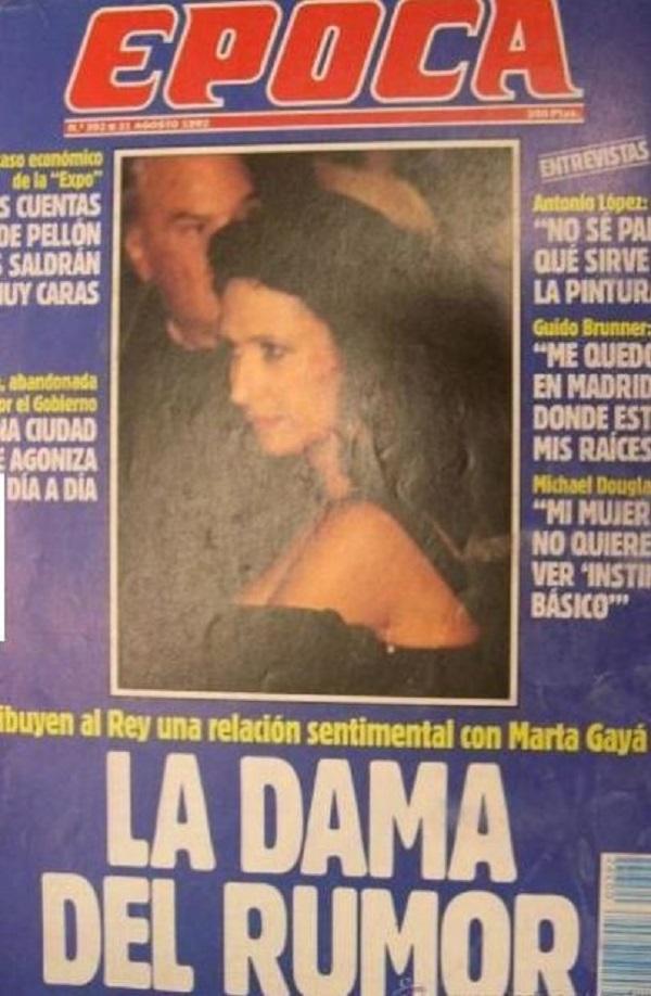 Portada de Época sobre Marta Gayá y el Rey Juan Carlos Portada de Época sobre Marta Gayá y el Rey Juan Carlos
