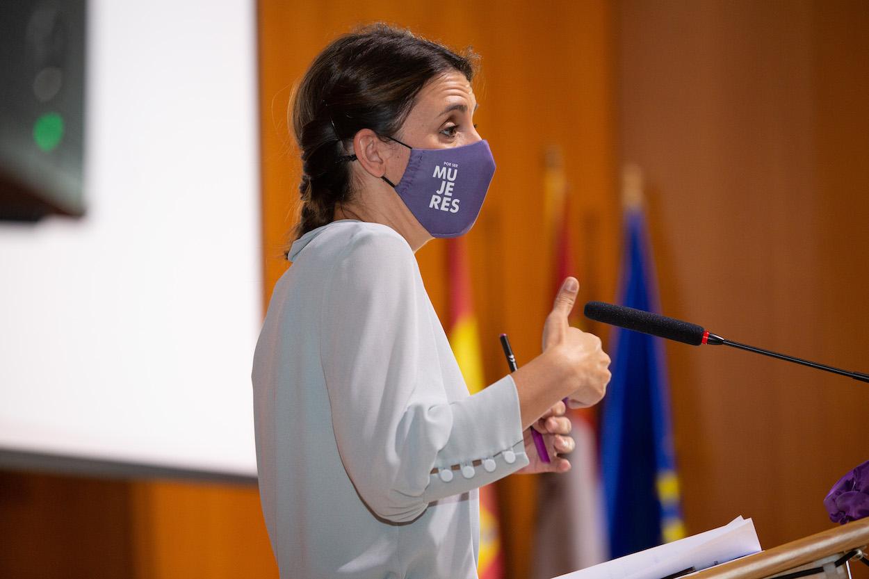 La ministra de Igualdad, Irene Montero. EP