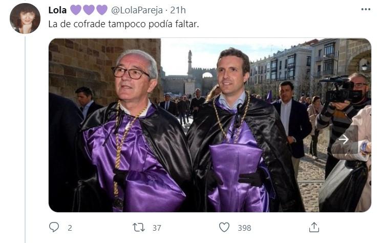 Los disfraces de Casado 5  Twitter