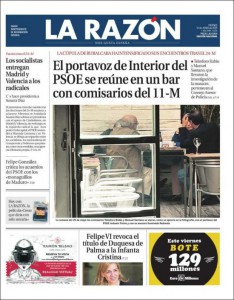 "O 'La Razón' me hace seguimientos o me los hace la policía política de Fernández Díaz"