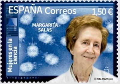 Sello dedicado a Margarita Salas Sello dedicado a Margarita Salas