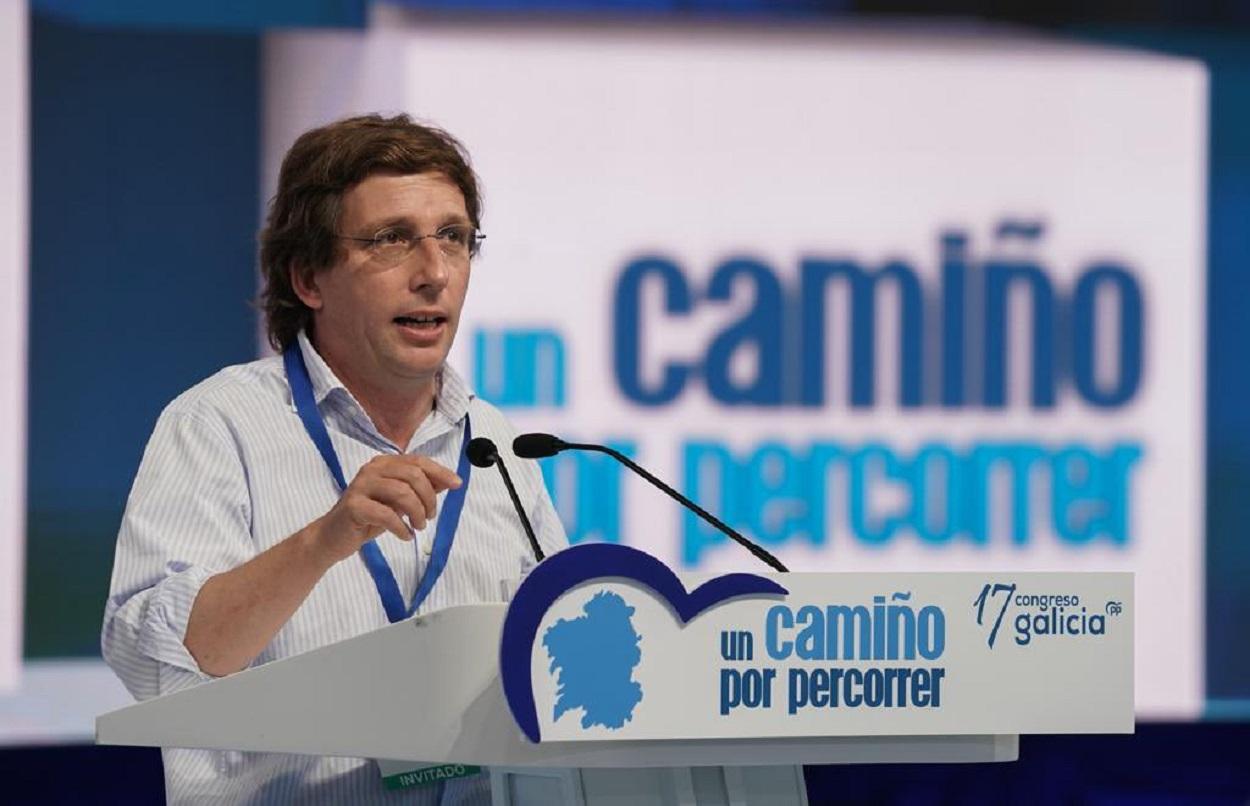 Almeida ataca al Gobierno de Sánchez durante el Congreso Autómico del PP en Galicia. Twitter