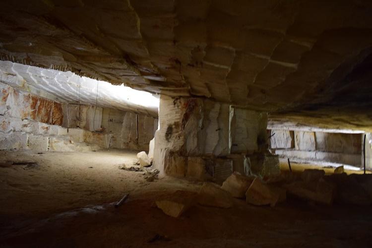 La cantera del Pozo es una de las que actualmente se muestran en las visitas guiadas que ofrece Patrimonio de la Luz La cantera del Pozo es una de las que actualmente se muestran en las visitas guiadas que ofrece Patrimonio de la Luz