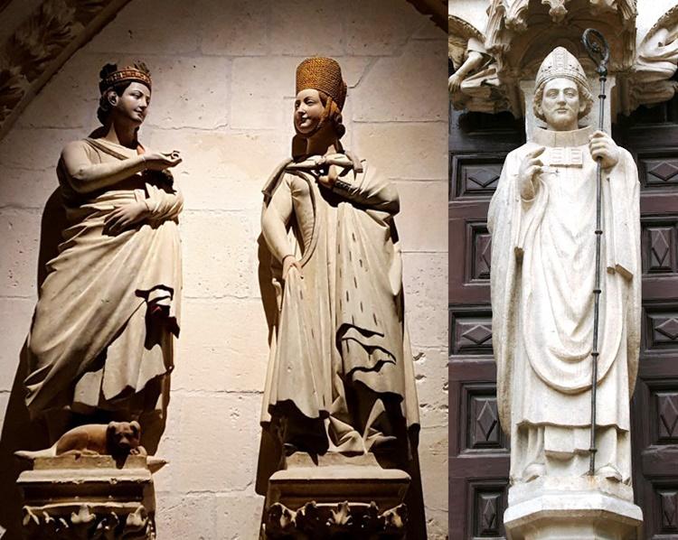 Fernando III, su esposa Beatriz de Suabia y el obispo Mauricio fueron los anfitriones de la colocación de aquella primera piedra el 20 de julio de 1221 Fernando III, su esposa Beatriz de Suabia y el obispo Mauricio fueron los anfitriones de la colocación de aquella primera piedra el 20 de julio de 1221