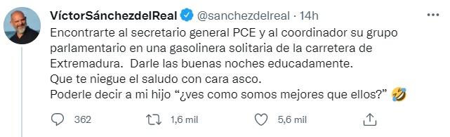 Primer mensaje del diputado de Vox Primer mensaje del diputado de Vox