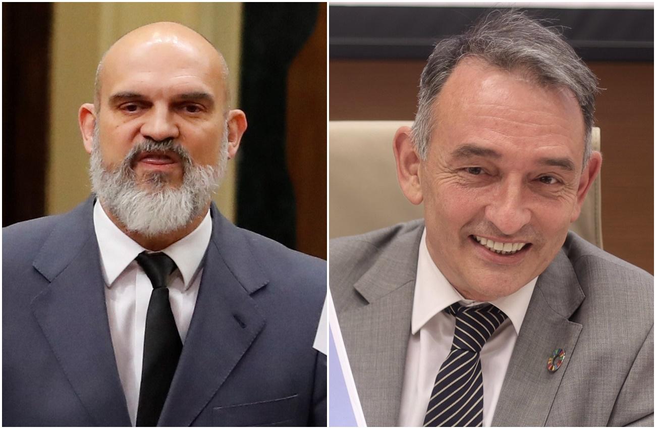 Víctor Sánchez del Real y Enrique Santiago