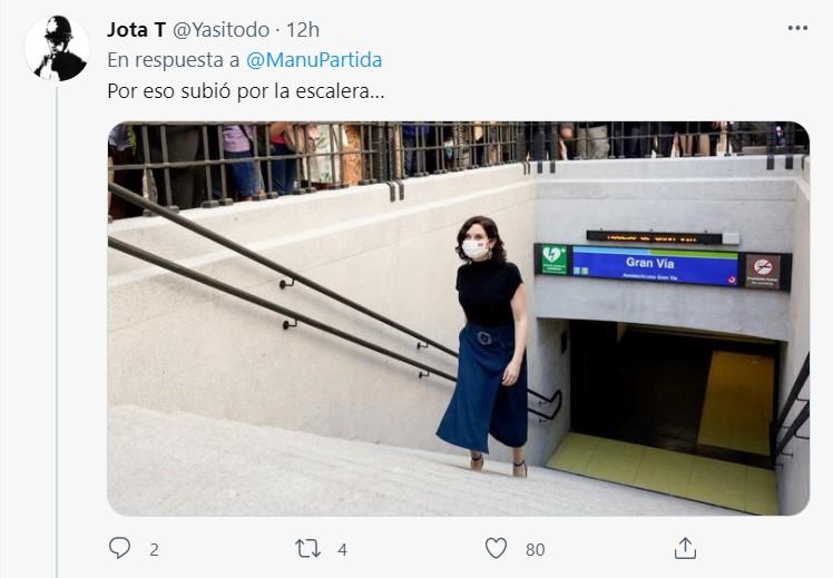 Críticas por el ascensor de Gran Vía estropeado   Twitter