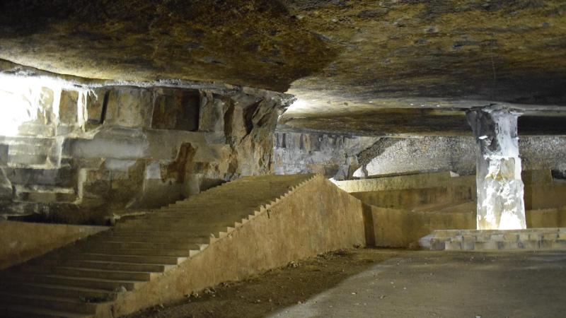 La cantera del Pozo es una de las que actualmente se muestran en las visitas guiadas que ofrece Patrimonio de la Luz