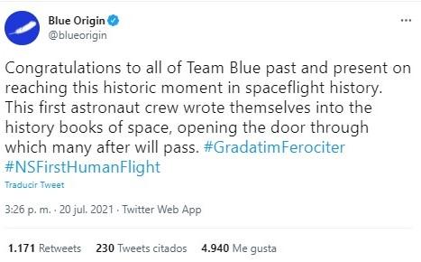 blue origin twitter