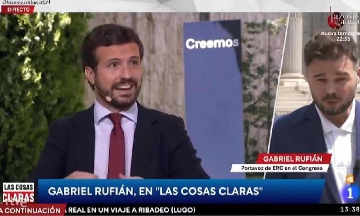 Gabriel Rufián en 'Las Cosas Claras'   Twitter