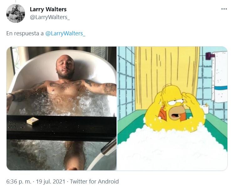 Hilo comparativo de Kiko Rivera como Homer Simpson - Twitter