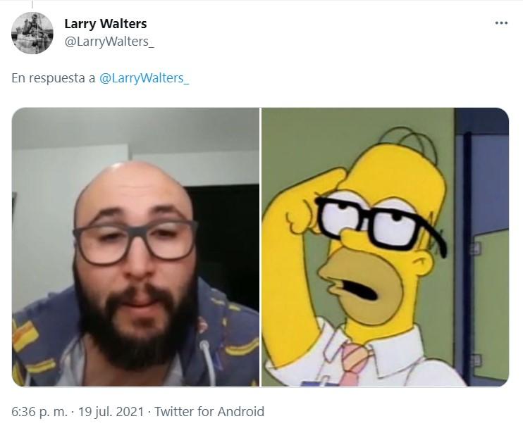 Hilo comparativo de Kiko Rivera como Homer Simpson - Twitter