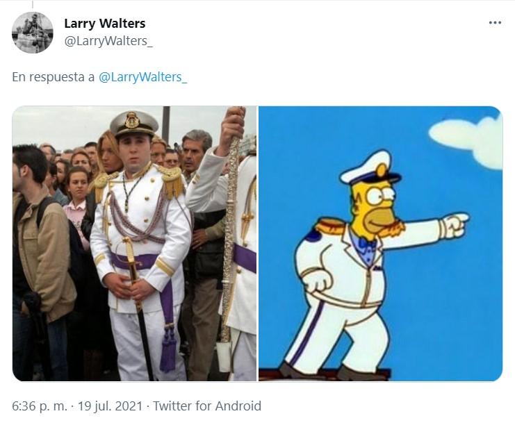 Hilo comparativo de Kiko Rivera como Homer Simpson - Twitter