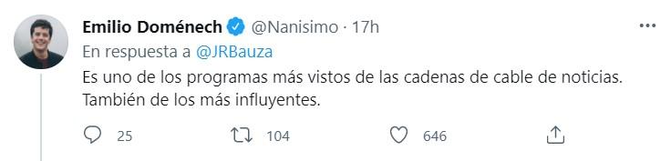 Críticas al tuit de Bauza 0   Twitter