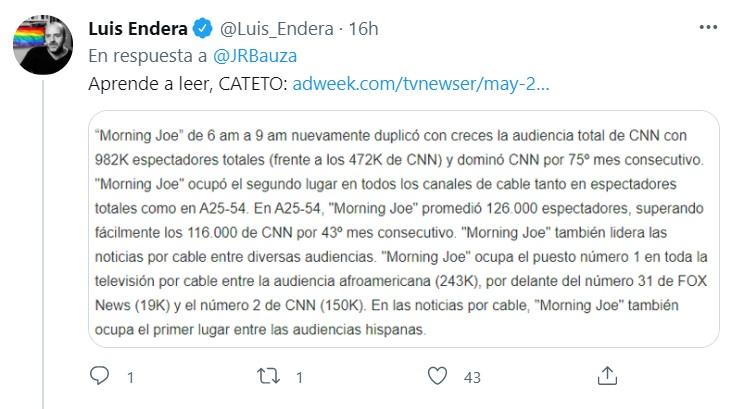 Críticas al tuit de Bauza 3 Twitter Críticas al tuit de Bauza 3 Twitter