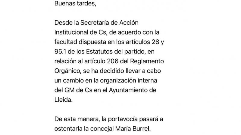 Comunicado de la directiva sobre el cese de Ribes. Twitter Comunicado de la directiva sobre el cese de Ribes. Twitter
