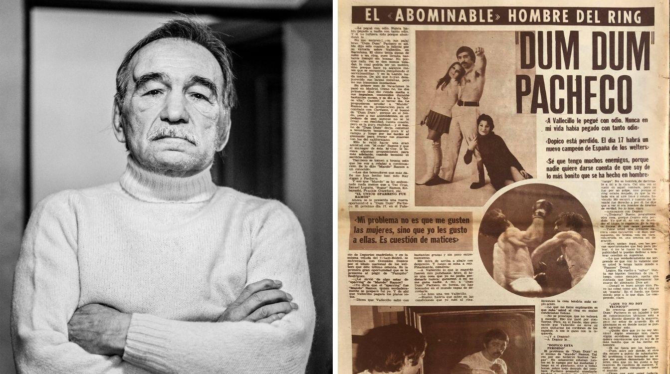 El boxeador Dum Dum Pacheco, que en sus tiempos anduvo con artistas como Frank Sinatra y Alain Delon, presenta una reedición de su biografía