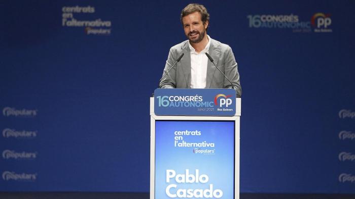 En directo: Casado se reúne con los presidentes del PP antes de la conferencia del Gobierno