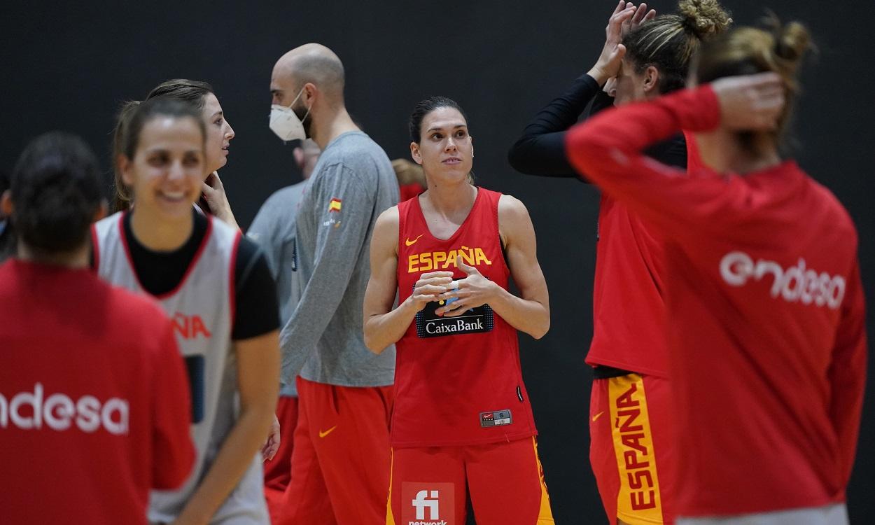 La selección española de baloncesto femenino, en los Juegos Olímpicos de Tokio 2020. EP