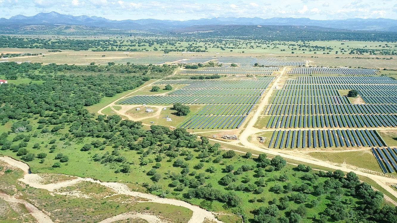 Planta fotovoltaica Valdesolar, ubicada en Valdecaballeros (Badajoz)