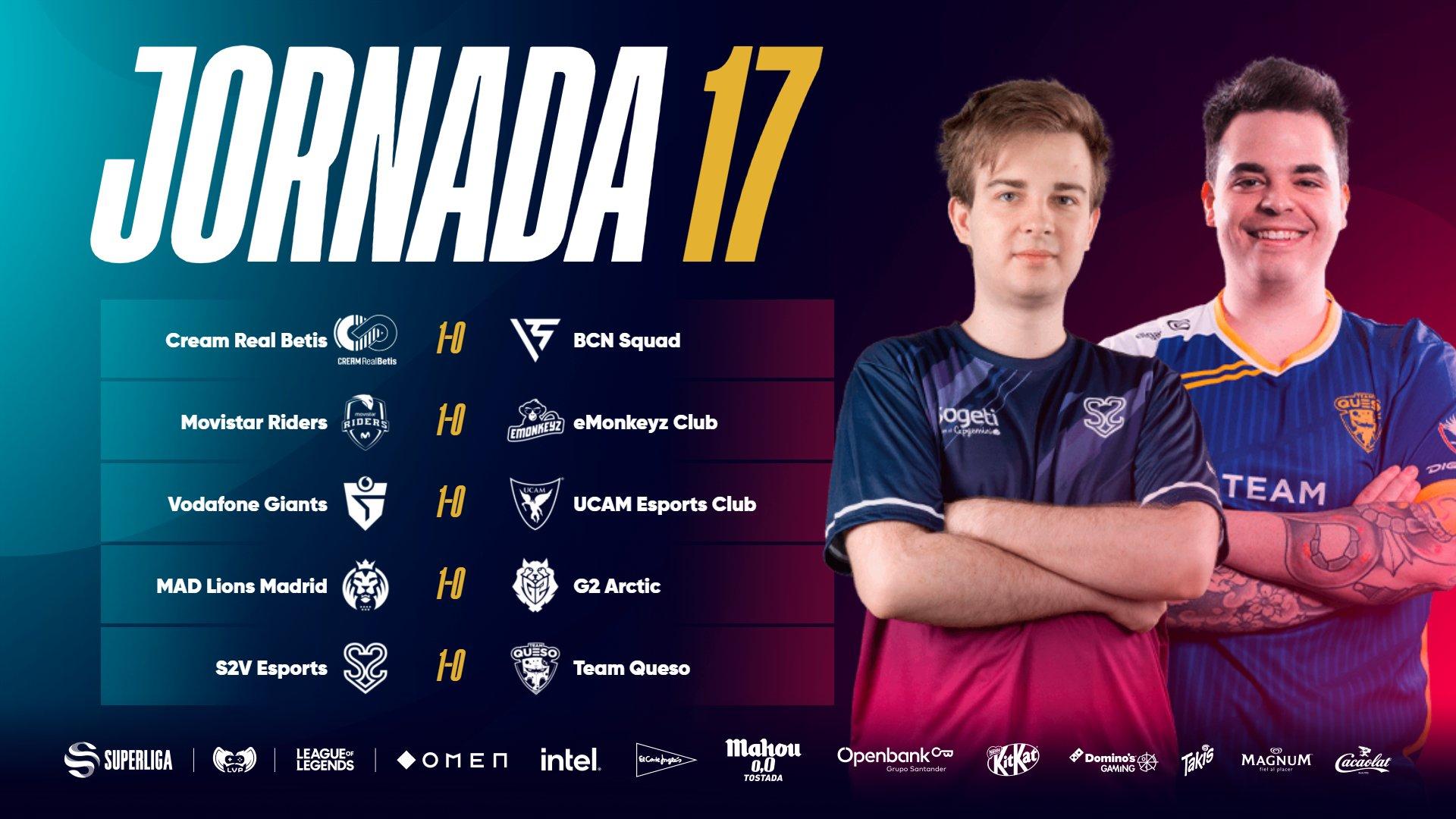 Superliga I jornada 17