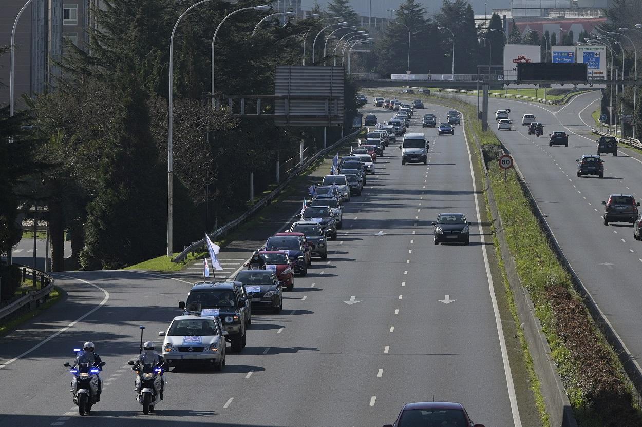 La AP 9 a su paso por A Coruña. Europa Press