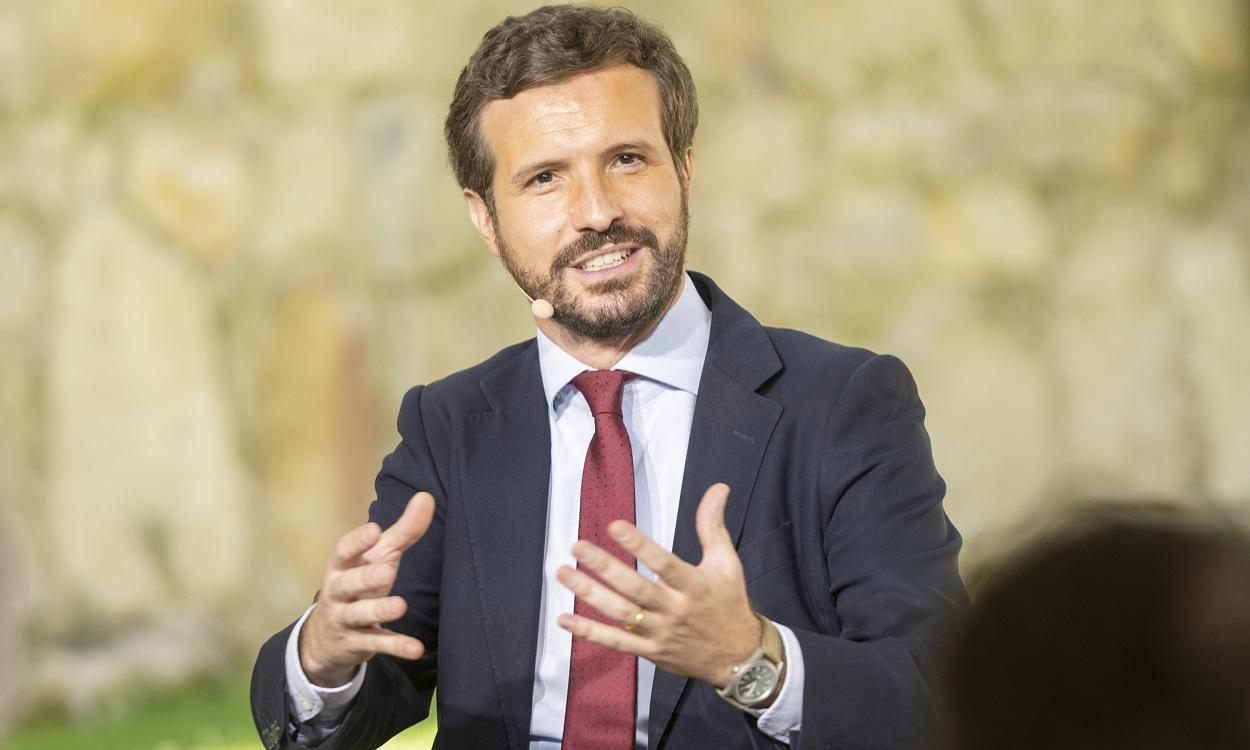 El presidente del Partido Popular, Pablo Casado. EP