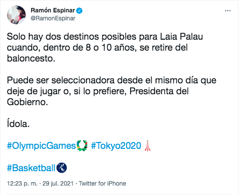 Ramón Espinar sobre Laia Palau Ramón Espinar sobre Laia Palau
