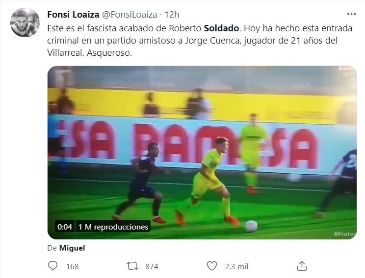 Críticas a Roberto Soldado 5Twitter Críticas a Roberto Soldado 5Twitter