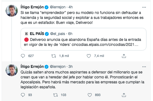 Errejón Deliveroo