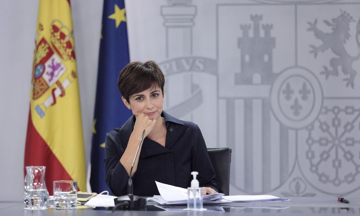 La ministra portavoz del Gobierno, Isabel Rodríguez