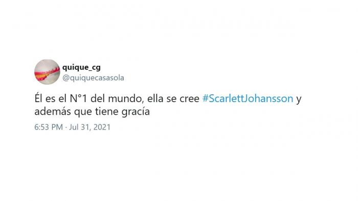 Mensaje en Twitter a Anabel Alonso tras las críticas a Djokovic