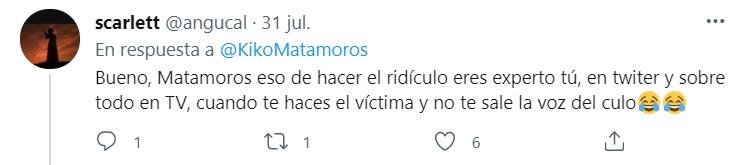 Respuestas al tuit de Matamoros  7  Twitter