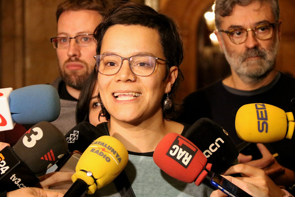 La diputada de la CUP, Natalia Sánchez, en una imagen de archivo