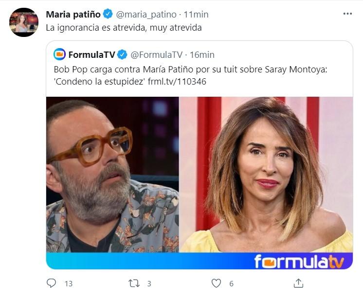 Tuit María Patiño Twitter 3 Tuit María Patiño Twitter 3