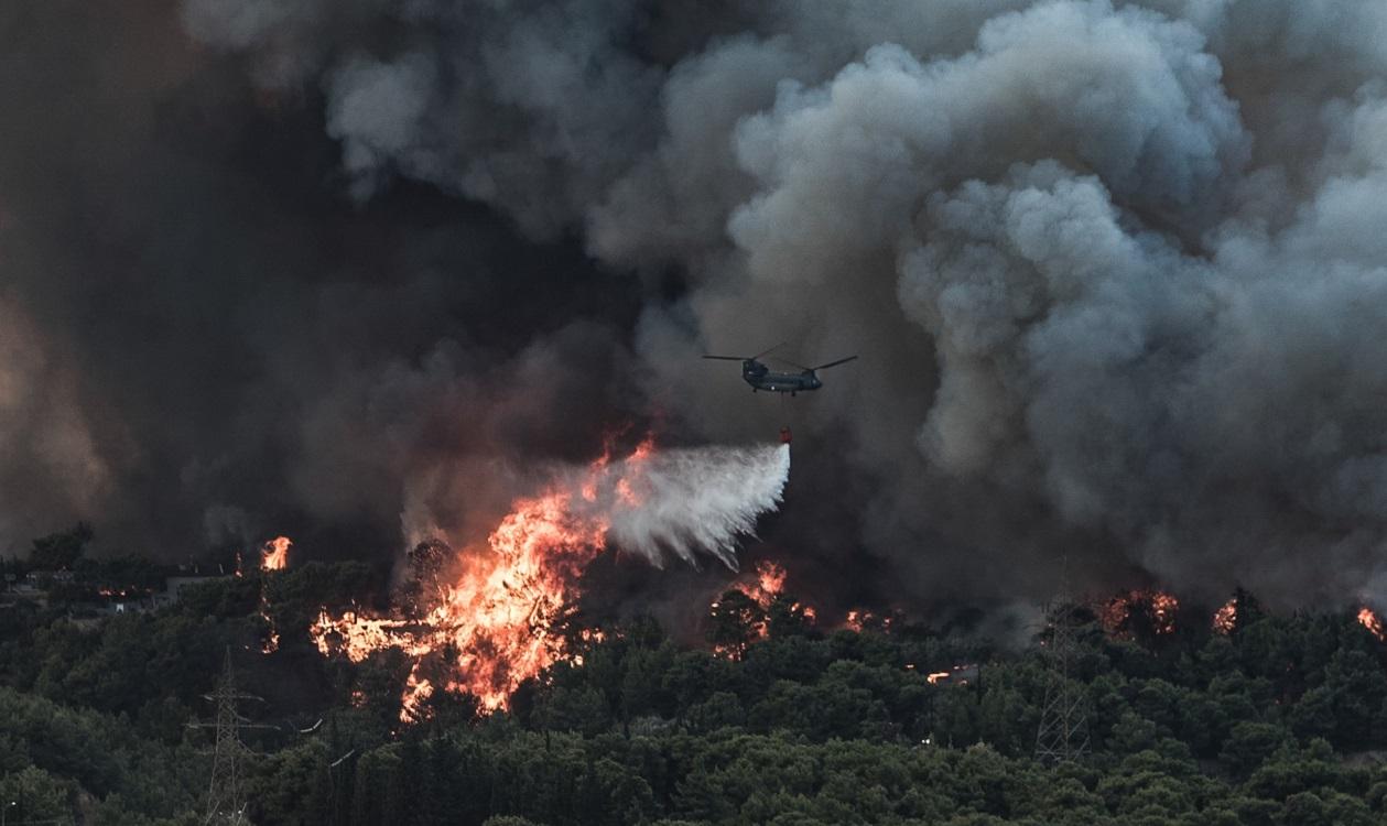 Incendio en Atenas. Foto Eurokinissi Via ZUMA. DPA