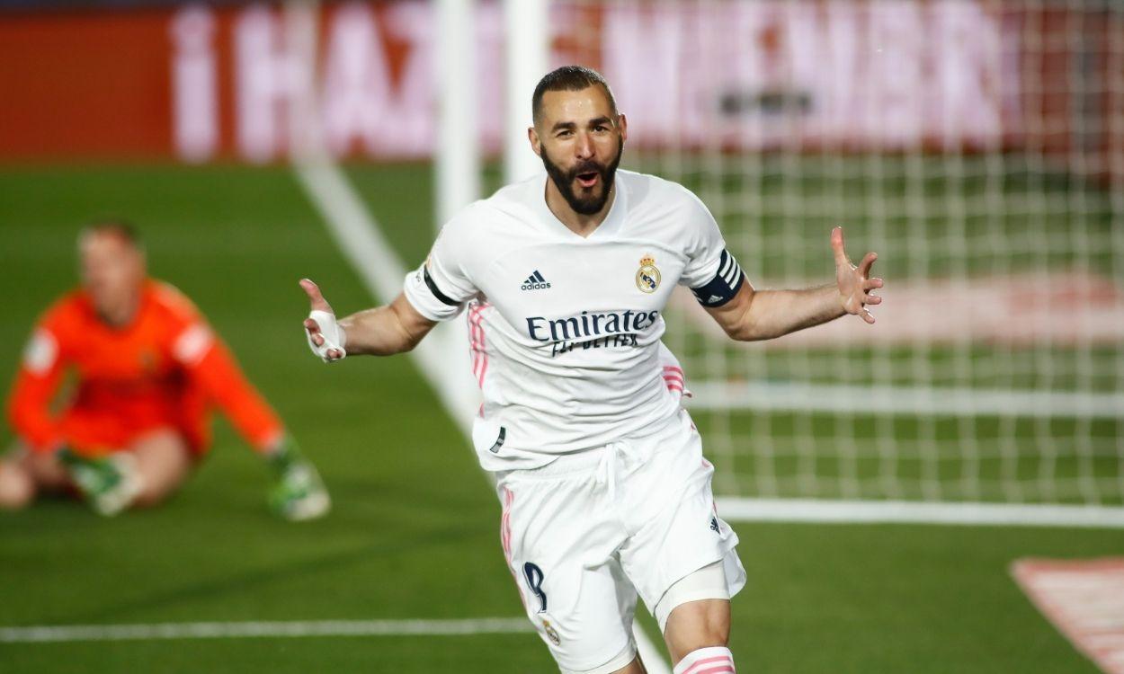 El jugador del Real Madrid Karim Benzema