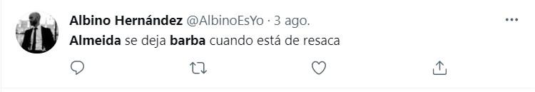 Twitter se pronuncia sobre la barba de Almeida Twitter 3
