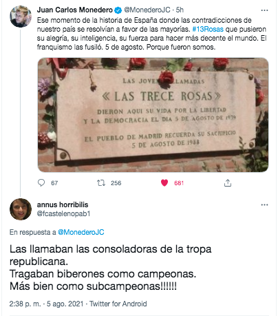 Extrema derecha sobre las 13 Rosas Extrema derecha sobre las 13 Rosas