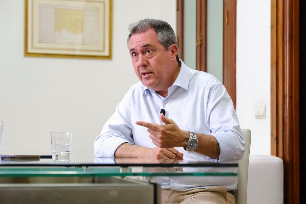 Juan Espadas, en una entrevista con Europa Press. PSOE A