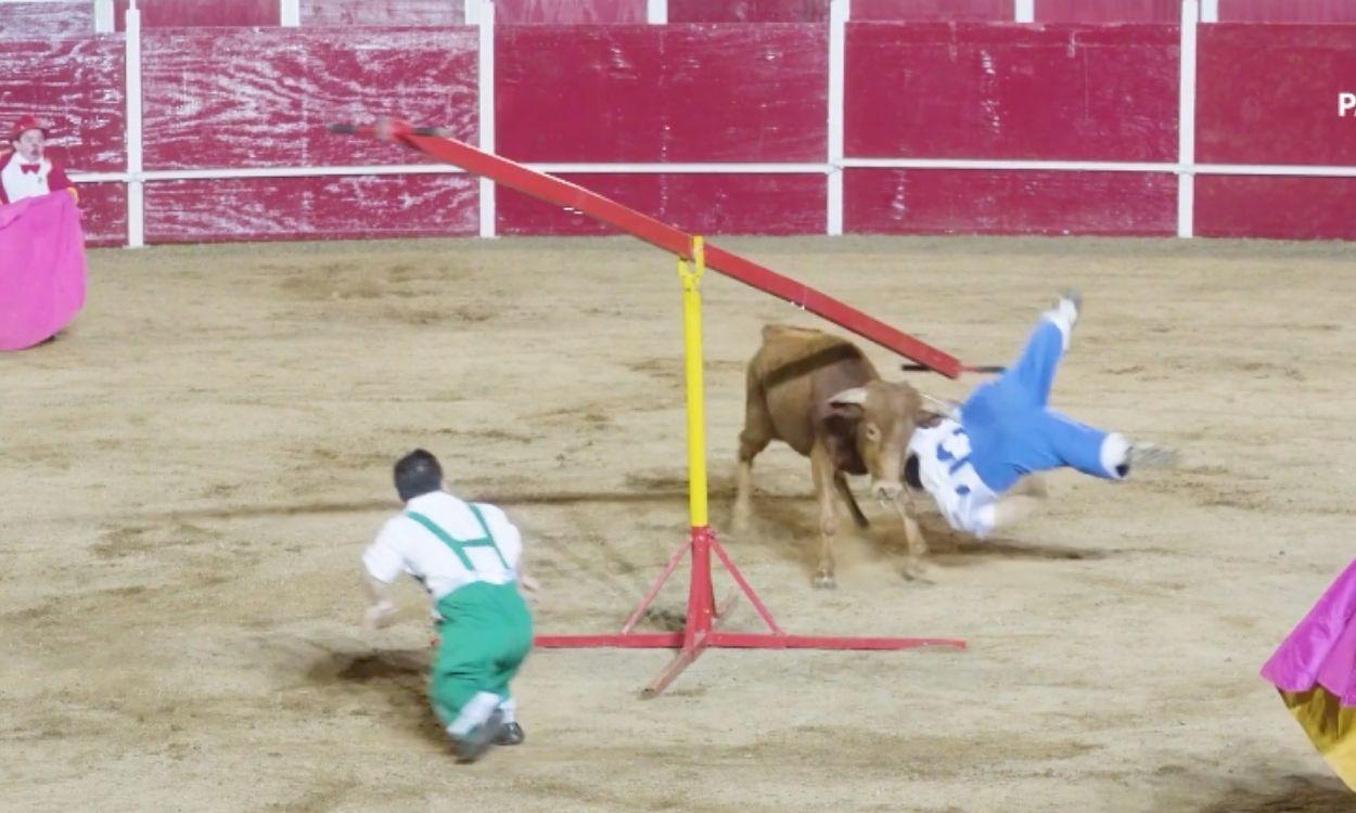 Imágenes del bombero torero celebrado en Badajoz